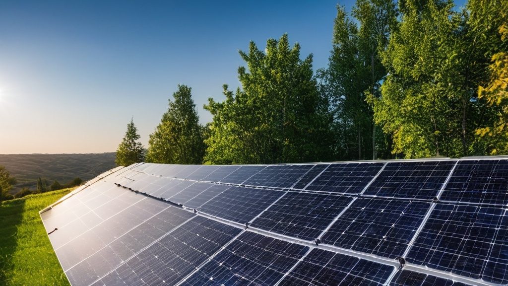 Photo solar panel adjustment