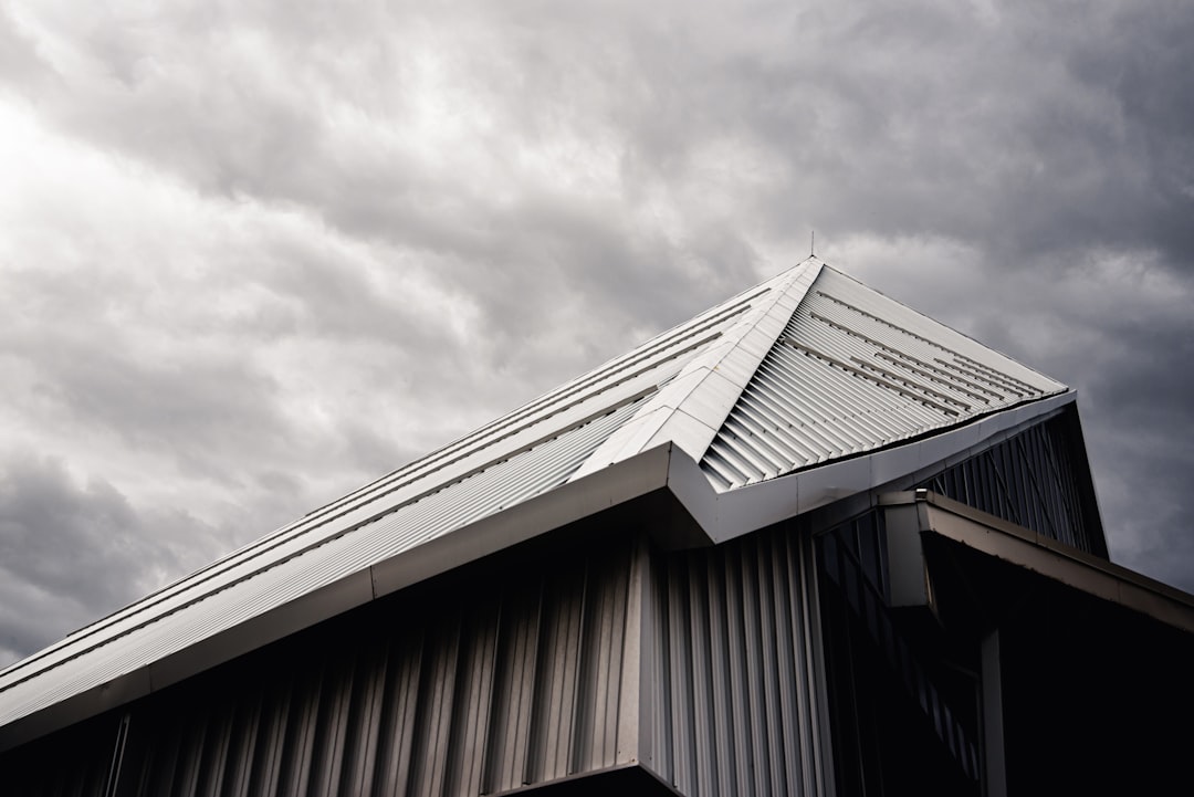 Photo metal roof