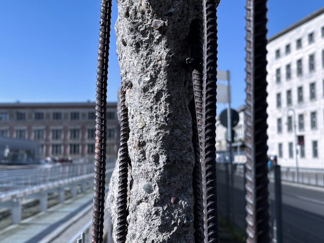 Photo reinforced concrete pile