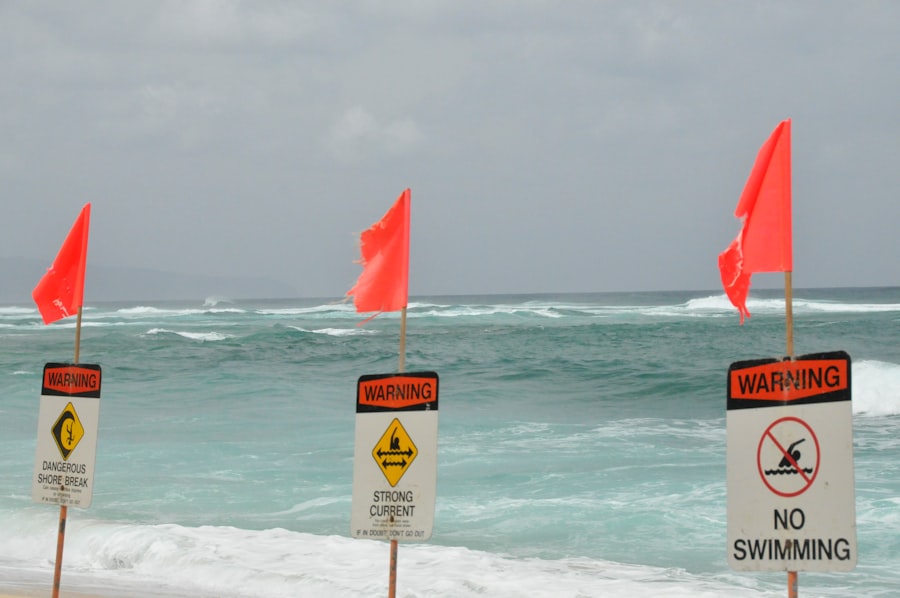beach flags