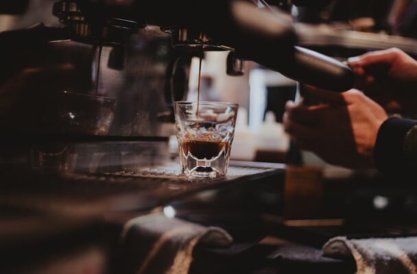 Photo coffee machine