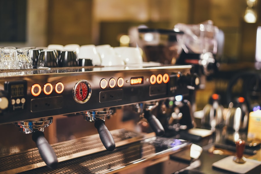 Photo coffee machine