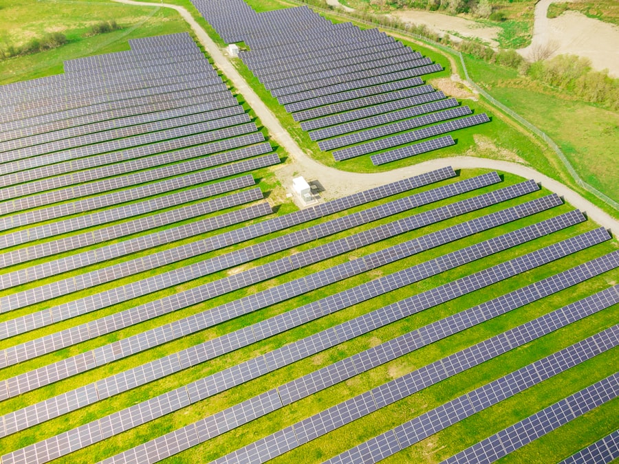 Photo solar cells on grid