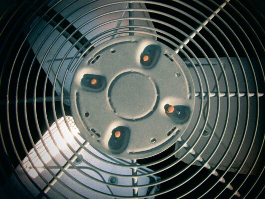 Photo blower fan