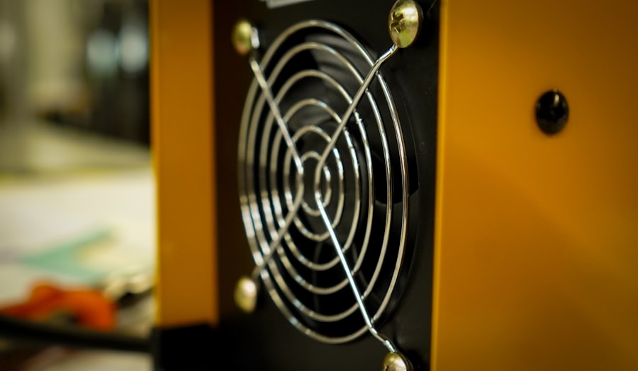 Photo blower fan